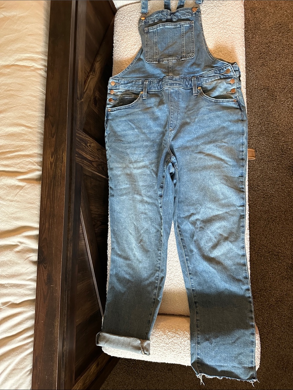 Universal Thread Light Blue Denim Overalls